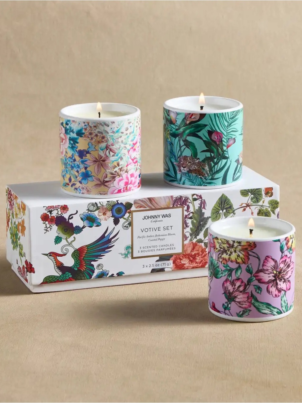 NWT Johnny Was Home Fragrance Votive Set